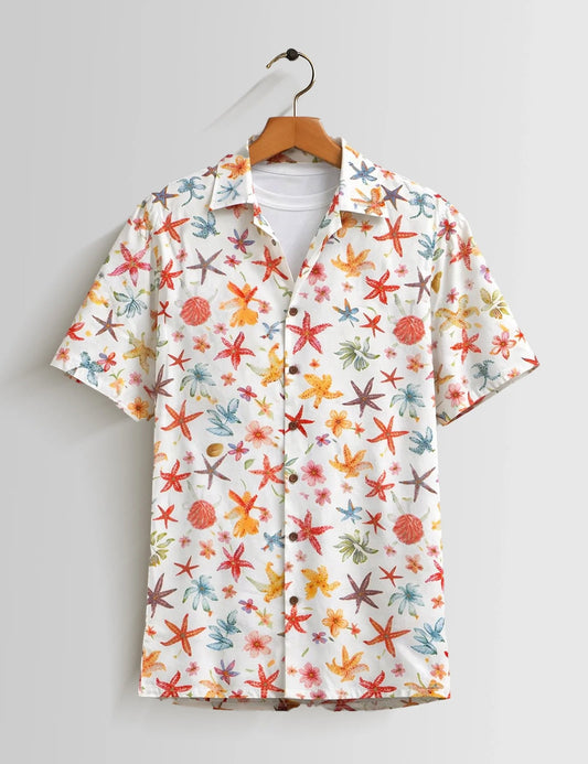 Premium Summer Printed Shirt – Lightweight Casual Beach Shirt for Daily Wear